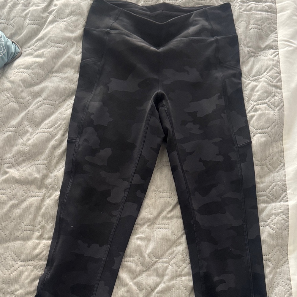 lululemon athletica Kids Dark Camouflage Leggings